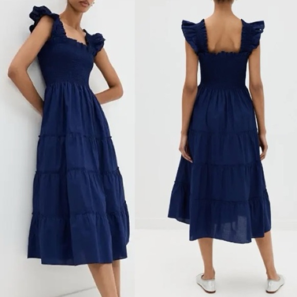 Hill House Navy Midi Dress